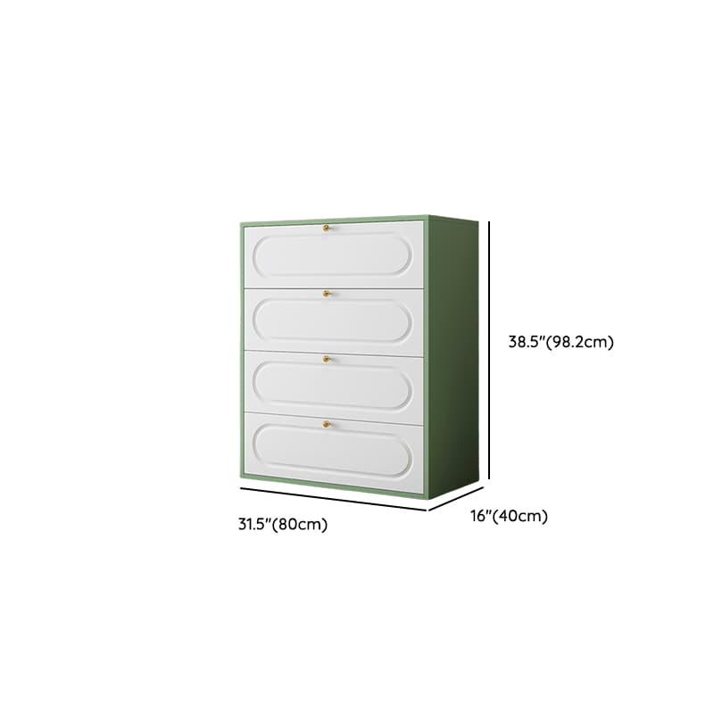Light Green Casual Steel Bachelor Chest/Semainier thumbnail 10