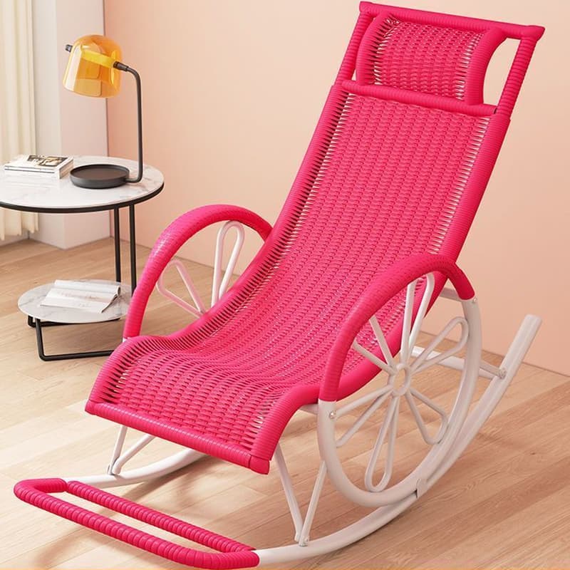 Craftsman Cane Porch Rocker with Round Arm thumbnail 8