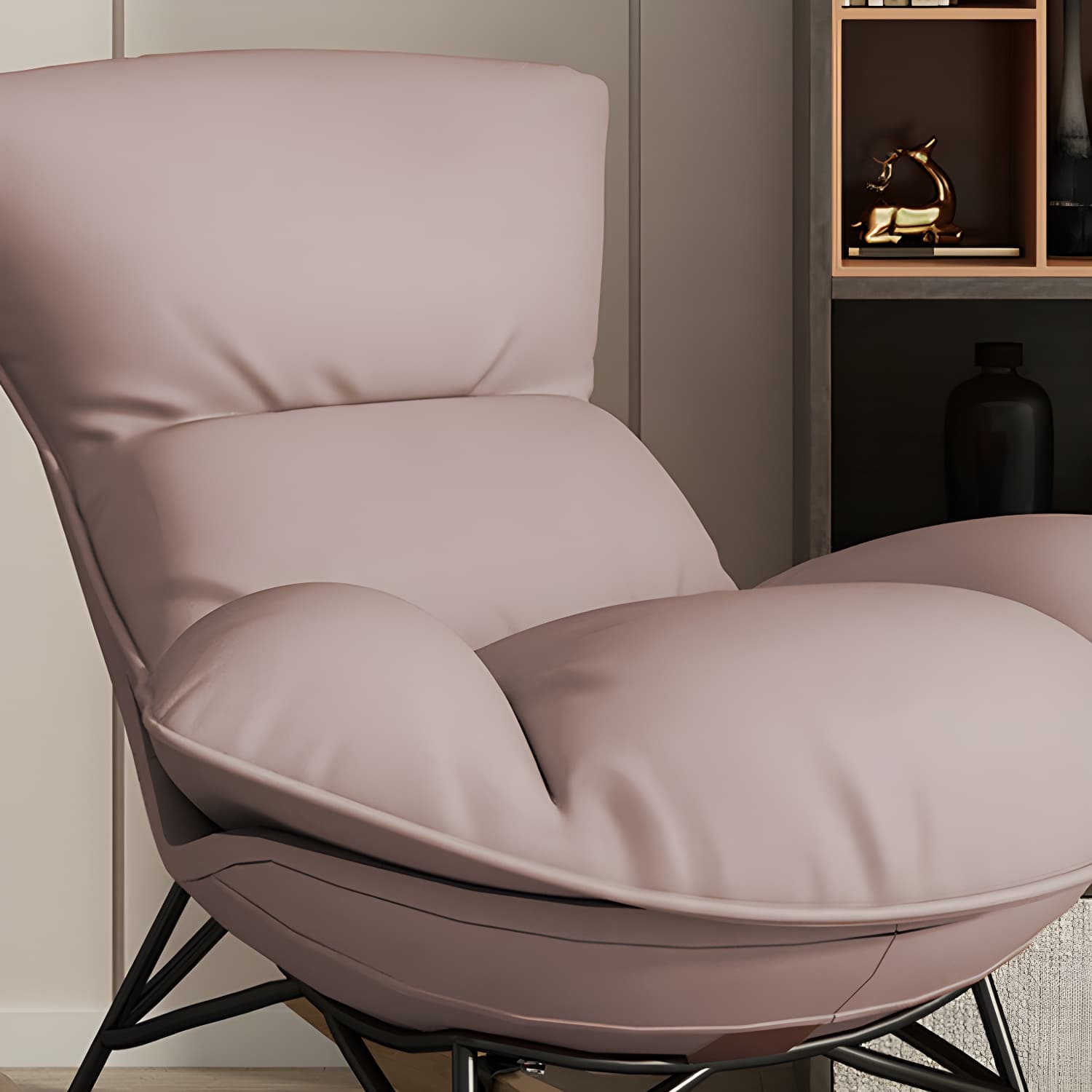 Nursery Sofa Rocking Chair Indoor Rocking Chair for Living Room and Bedroom thumbnail 12