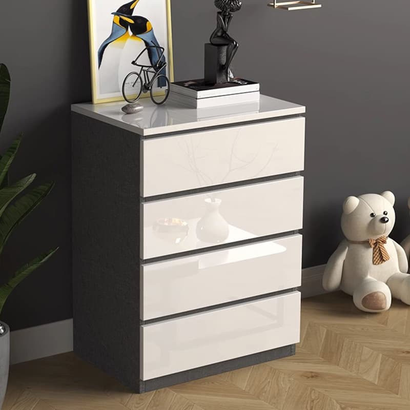 Contemporary Vertical/Horizontal Bleached Wood Semainier/Double Dresser/Bachelor Chest Pale Wood Finish 6 Drawers/5 Drawers/4 Drawers for Master Bedroom thumbnail 3