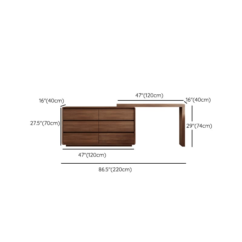 Vanity Set with Solid+Manufactured Wood, Scalable, Sliding, Non-Floating Design thumbnail 10