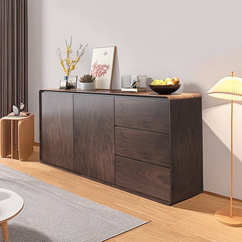 Self-supporting Flooring Counterboard Sideboard with Five Internal Shelves & Culinary Equipment Storage Galley thumbnail 6
