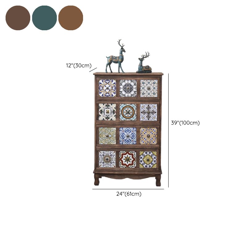 Shaker Style Independent Accent Chest with Weathered Wood thumbnail 13