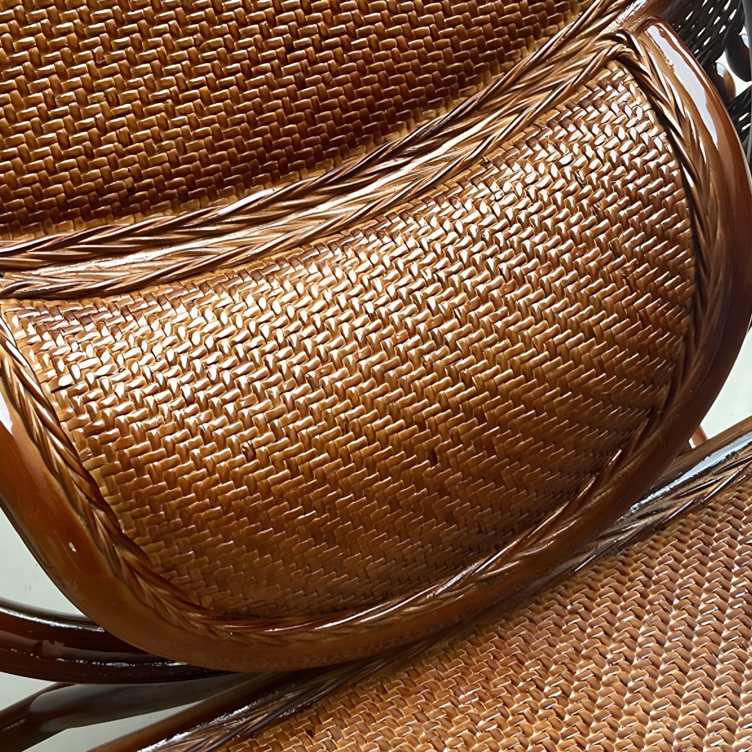 Traditional Recliner Chair Rattan/Wicker Recliner Chair for Living Room - image 9