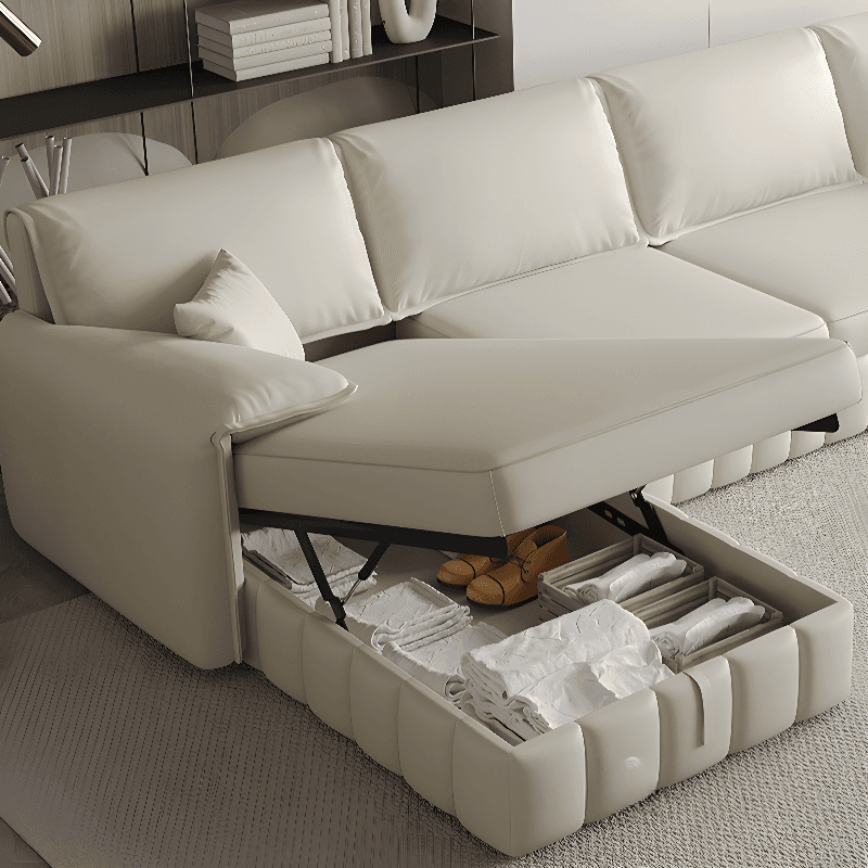 L-Shape/Straight Left Hand Facing/Horizontal Sofa Recliner/Convertible Sofa with Under-seat-storage thumbnail 7