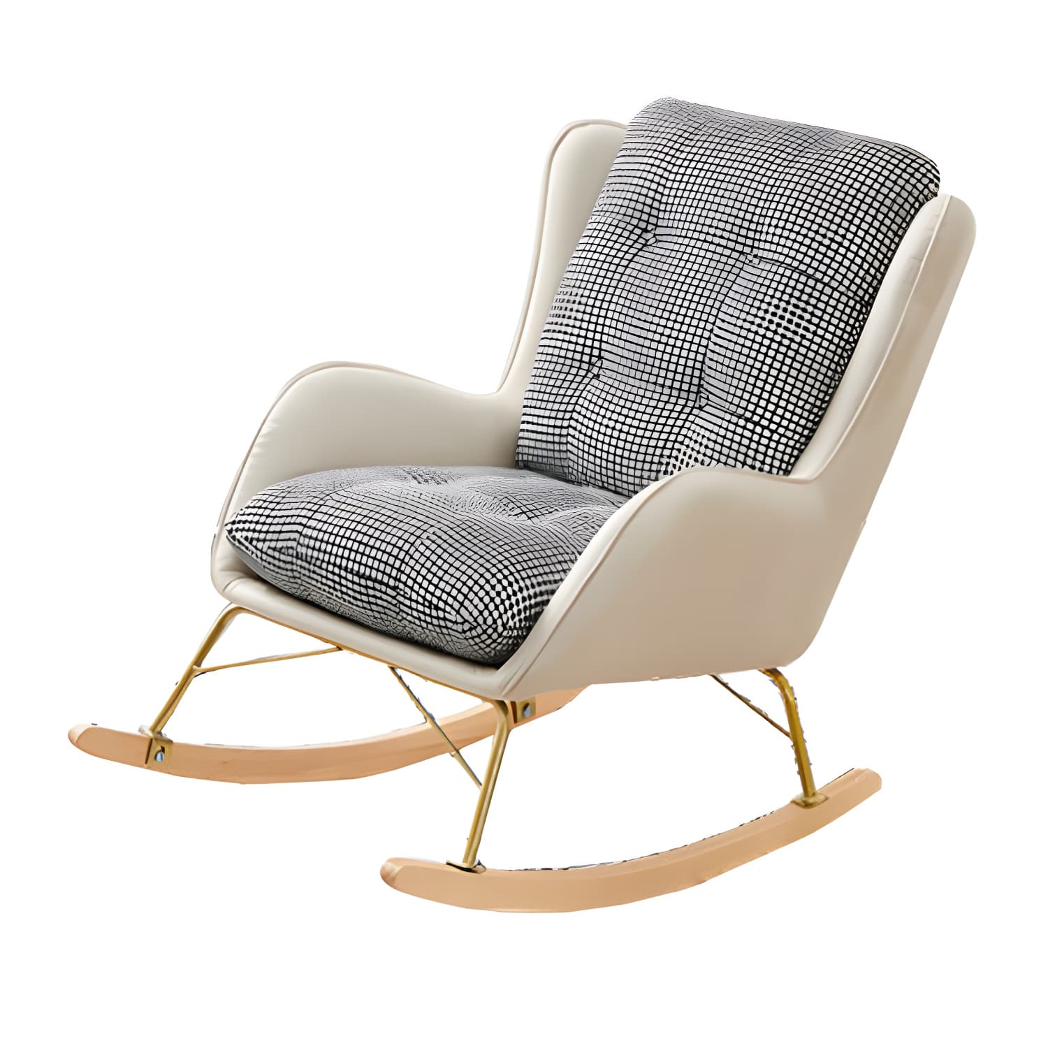Modern Style Lounge Leisure Rocking Chair Home Lazy Sofa Chair thumbnail 14