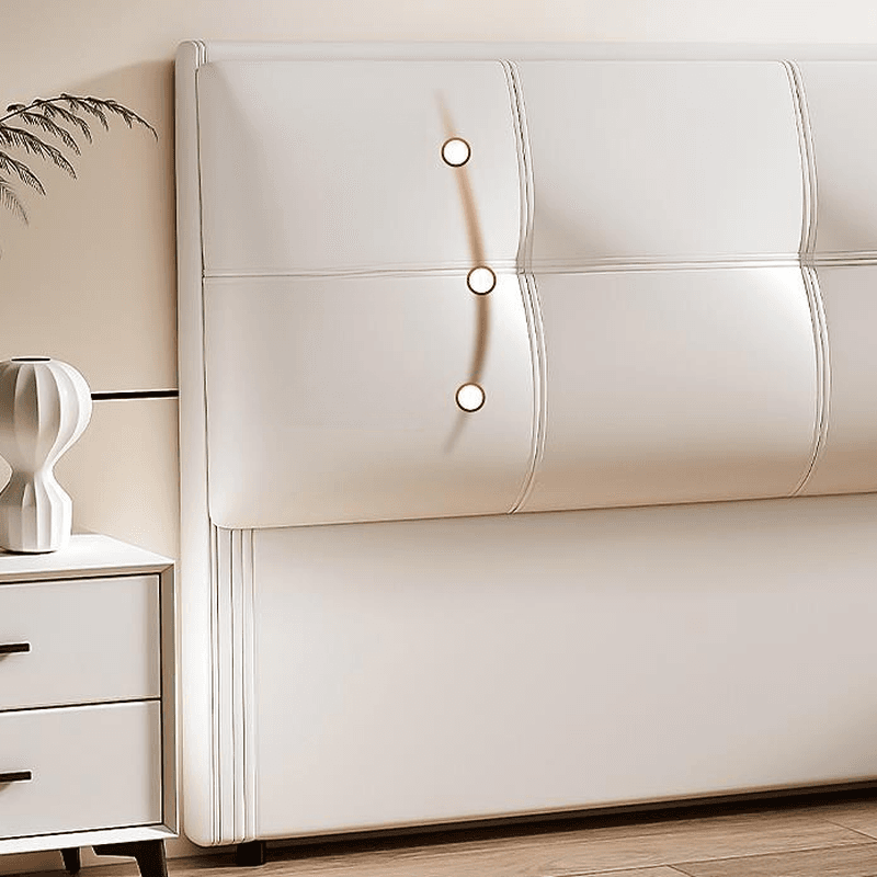 Art Deco Style Panel Headboard with No Distressing, Decorative-stitched Tufting, Rectangle Shape for Queen/Full/Twin XL Bed, Sponge Upholstery Fill, Standard Height thumbnail 8