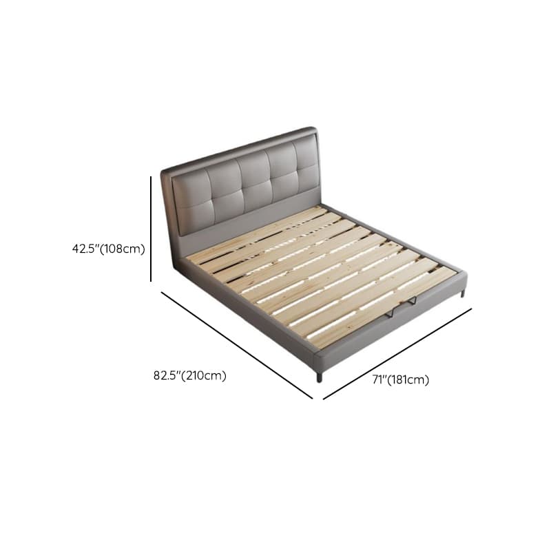 Light Gray Solid Color Storage Bed with Pine Wood Frame and Button-tufted Design for Living Room thumbnail 10