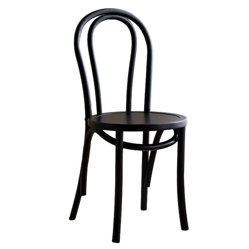 Scandinavian Wooden Side Chair with Standard Height and Armless Design thumbnail 15
