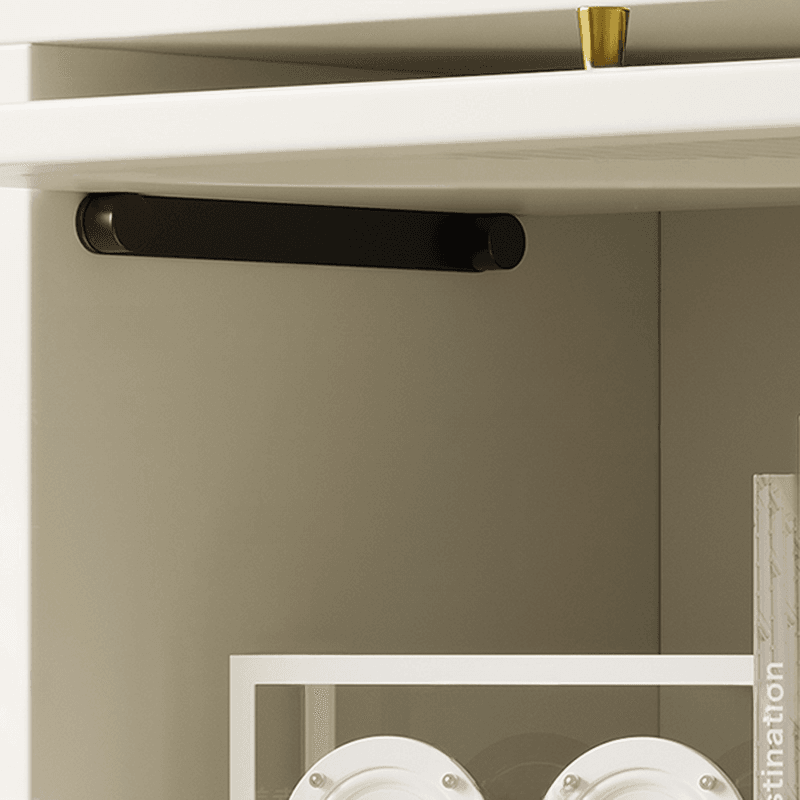Chalk Casual Composite Wood Combo Dresser for Parlor with 6/3/5 Drawers and Hutch in Vertical Orientation thumbnail 5