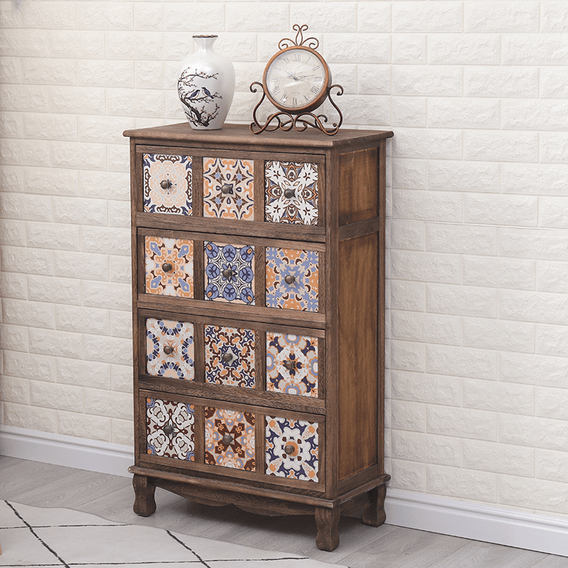 Shaker Style Independent Accent Chest with Weathered Wood thumbnail 2