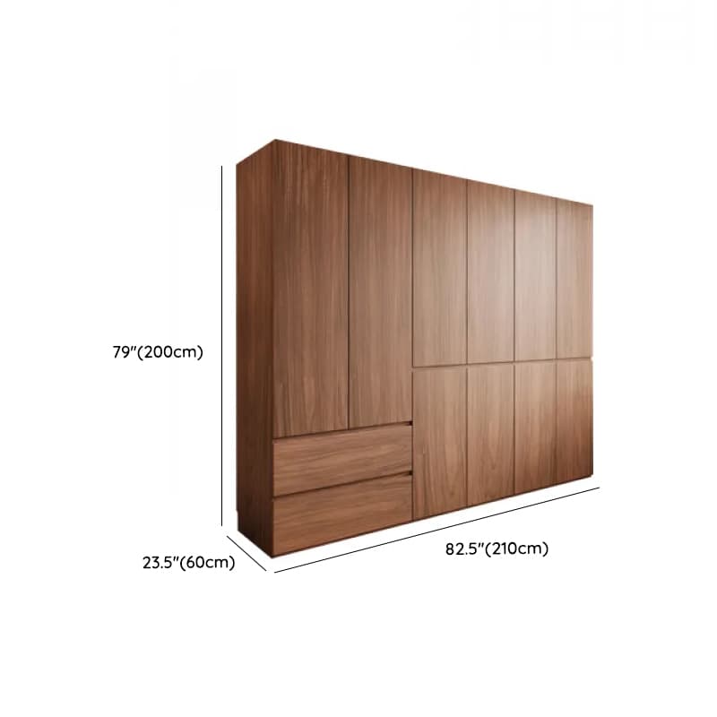 Acorn Minimalist Laminate Independent Wardrobe Closet with Soft Close Drawer, Soft Close Door, and Interior Shelves thumbnail 25