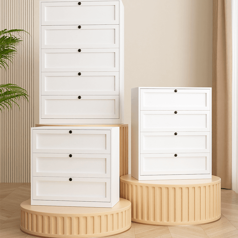 Minimalist Iron Vertical Bachelor Chest with Multiple Drawer Options - image 6