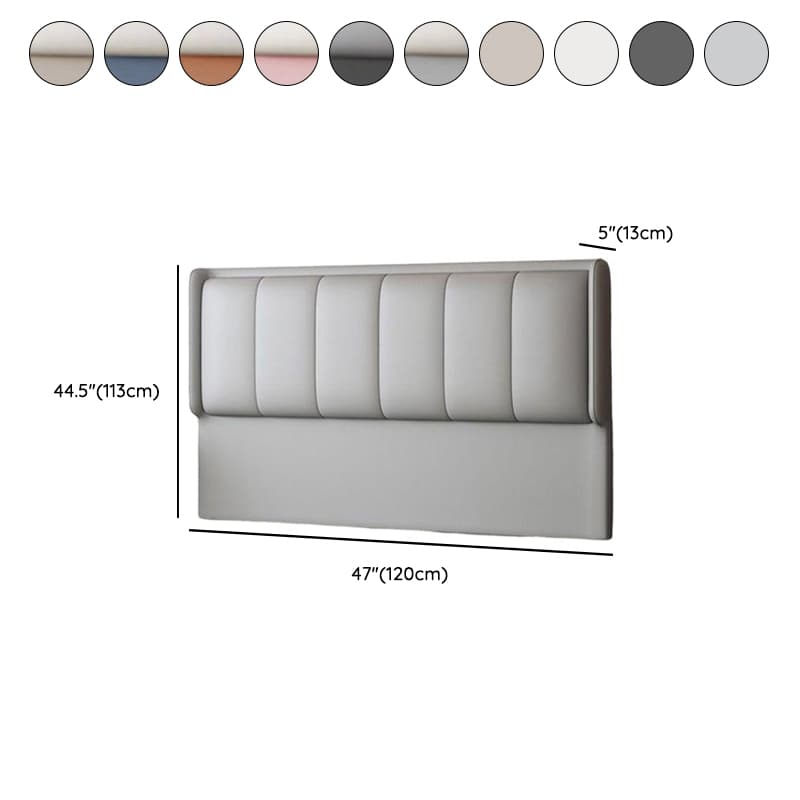 Simplistic Style Wingback Headboard in Lumber with No Distressing, Rectangular Shape for King/Queen/Full Bed, Featuring Sponge Upholstery Fill and Standard Height thumbnail 16