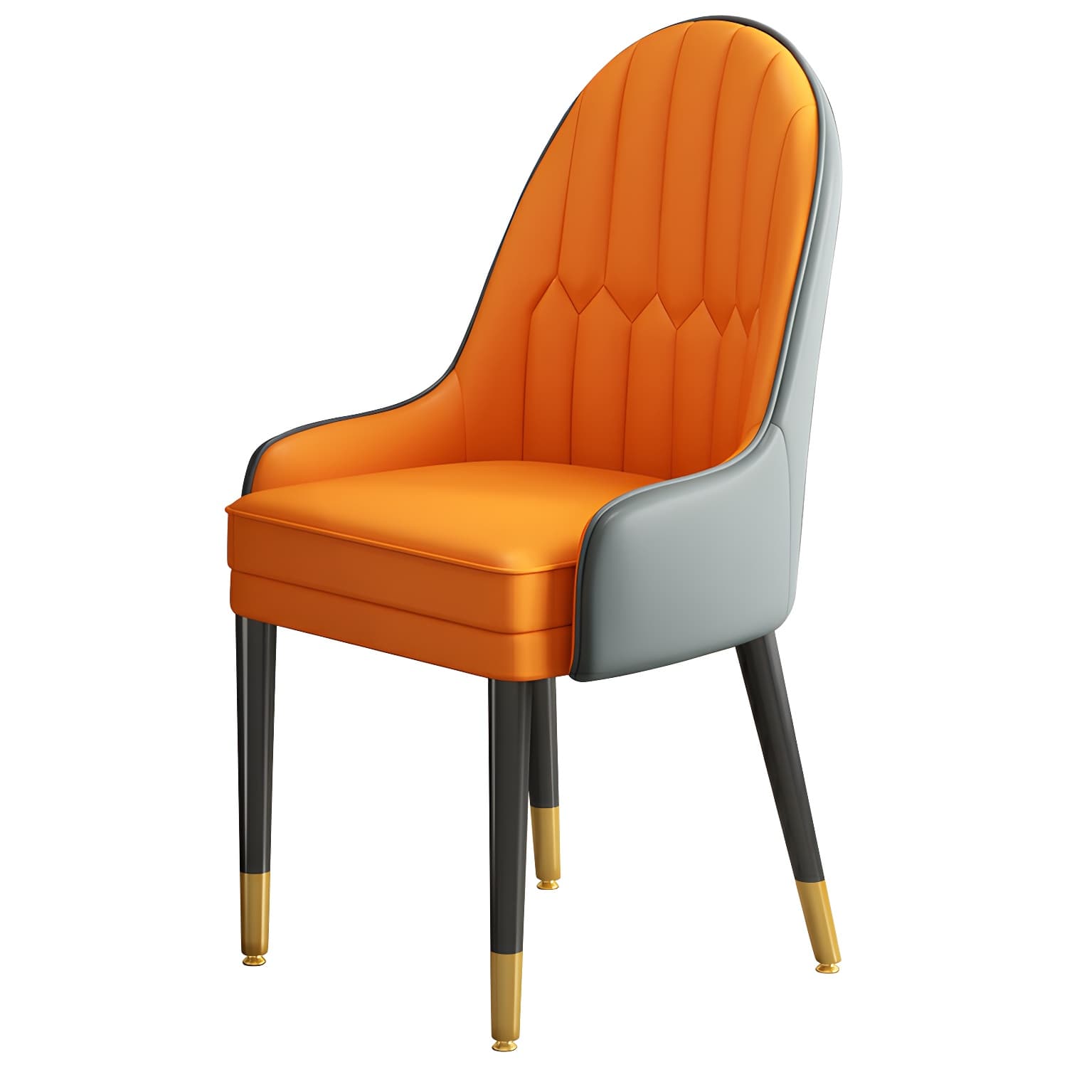 Dining Room Armless Dining Chair Parsons Faux Leather Dining Chair thumbnail 14