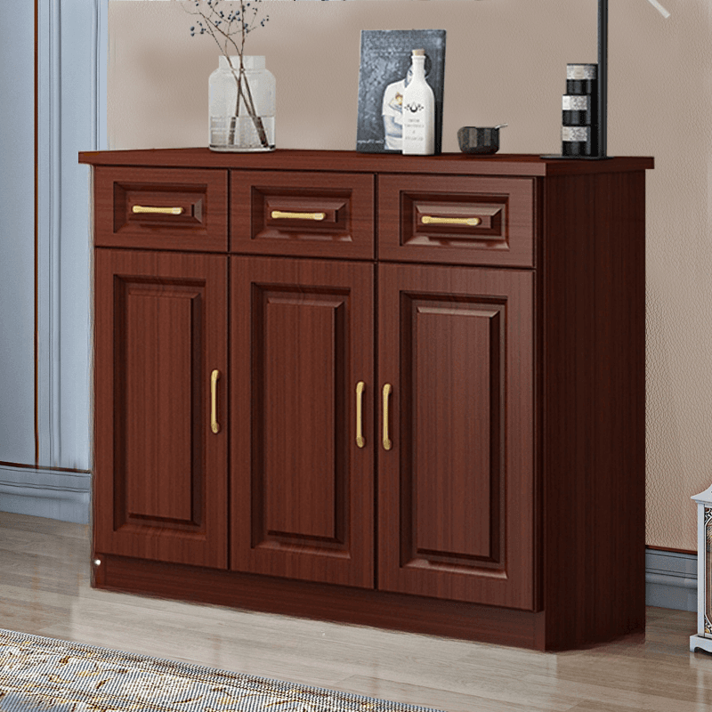 Standard/Narrow Sideboard in Timber with Drawers, 5 Doors/3 Doors/2 Doors, 2 Shelves/3 Shelves/One Internal Shelf and 5 Drawers/4 Drawers/3 Drawers in a Trendy Style