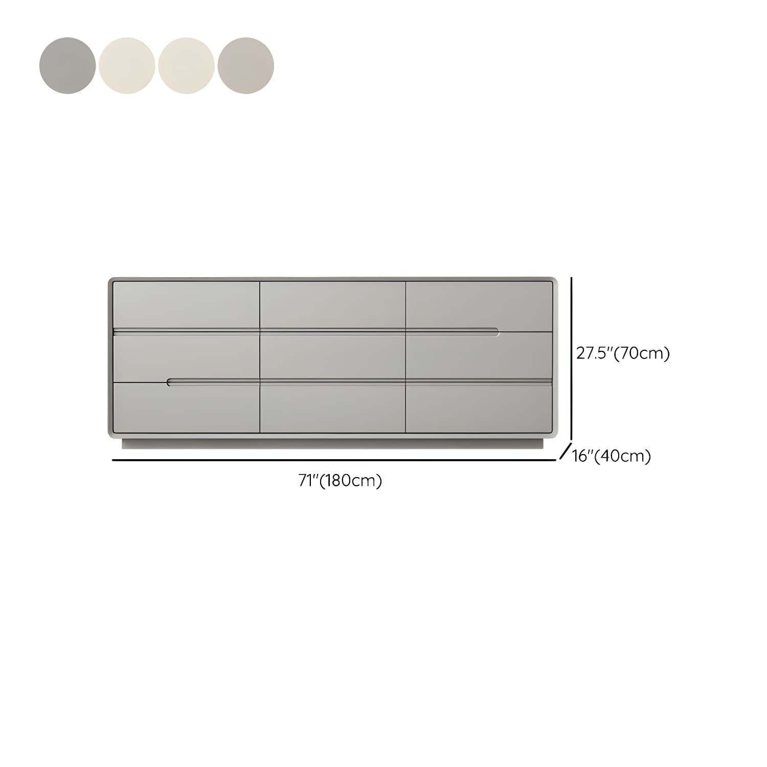 Light Oak Modern Dresser with Solid Wood Construction and Soft-Close Drawers thumbnail 22