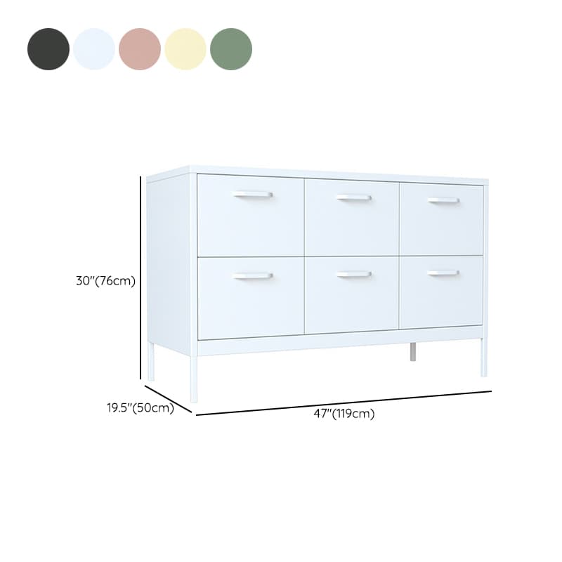 Free Standing Metal Waterproof Accent Chest with 6 Drawers/4 Drawers/9 Drawers Living Room thumbnail 22