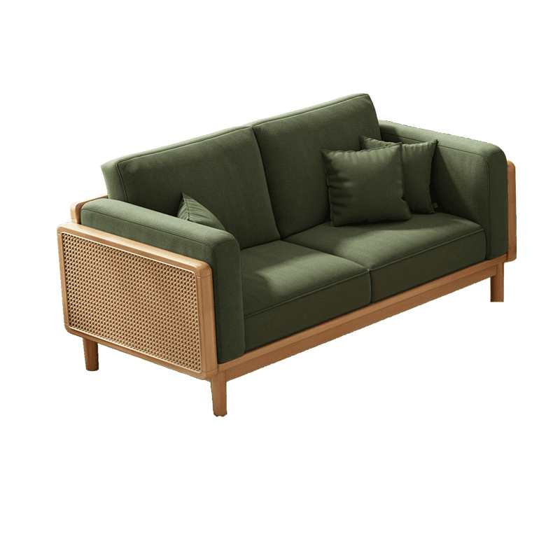 Victorian Style Jade Green Sofa Couch/Single Sofa for Sitting Room with 1 to 5 Pillows thumbnail 25