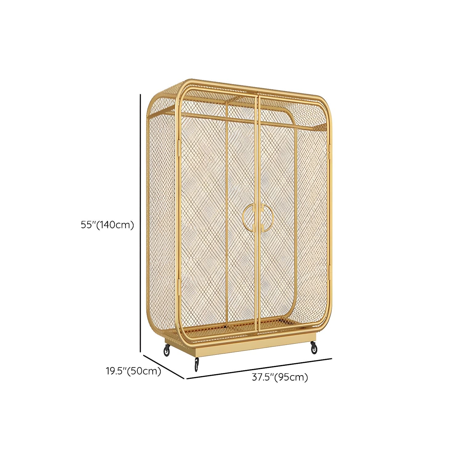 Contemporary Wardrobe Closet Metal Wardrobe Cabinet for Bedroom thumbnail 27