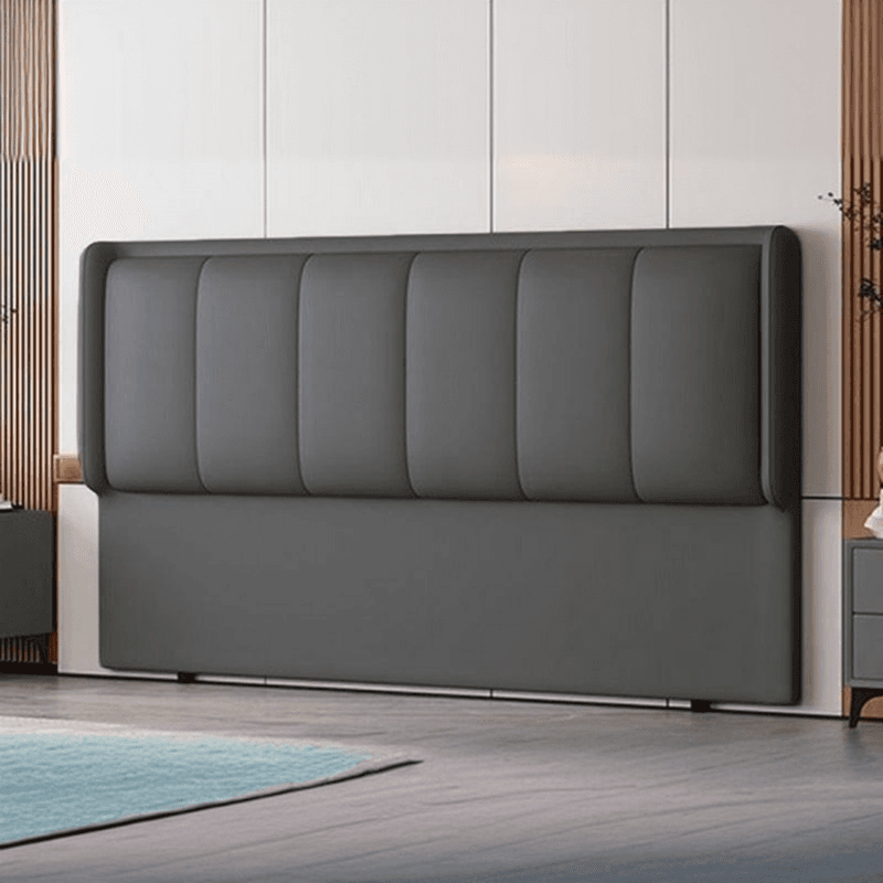 Simplistic Style Wingback Headboard in Lumber with No Distressing, Rectangular Shape for King/Queen/Full Bed, Featuring Sponge Upholstery Fill and Standard Height thumbnail 2