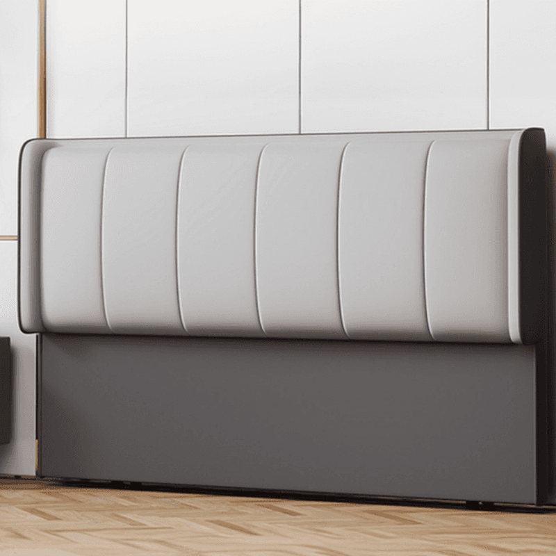 Modish Style Panel Headboard with No Distressing in Pine Wood, Rectangle Shape for Full/Queen Bed, Featuring Sponge Upholstery Fill and Standard Height thumbnail 2