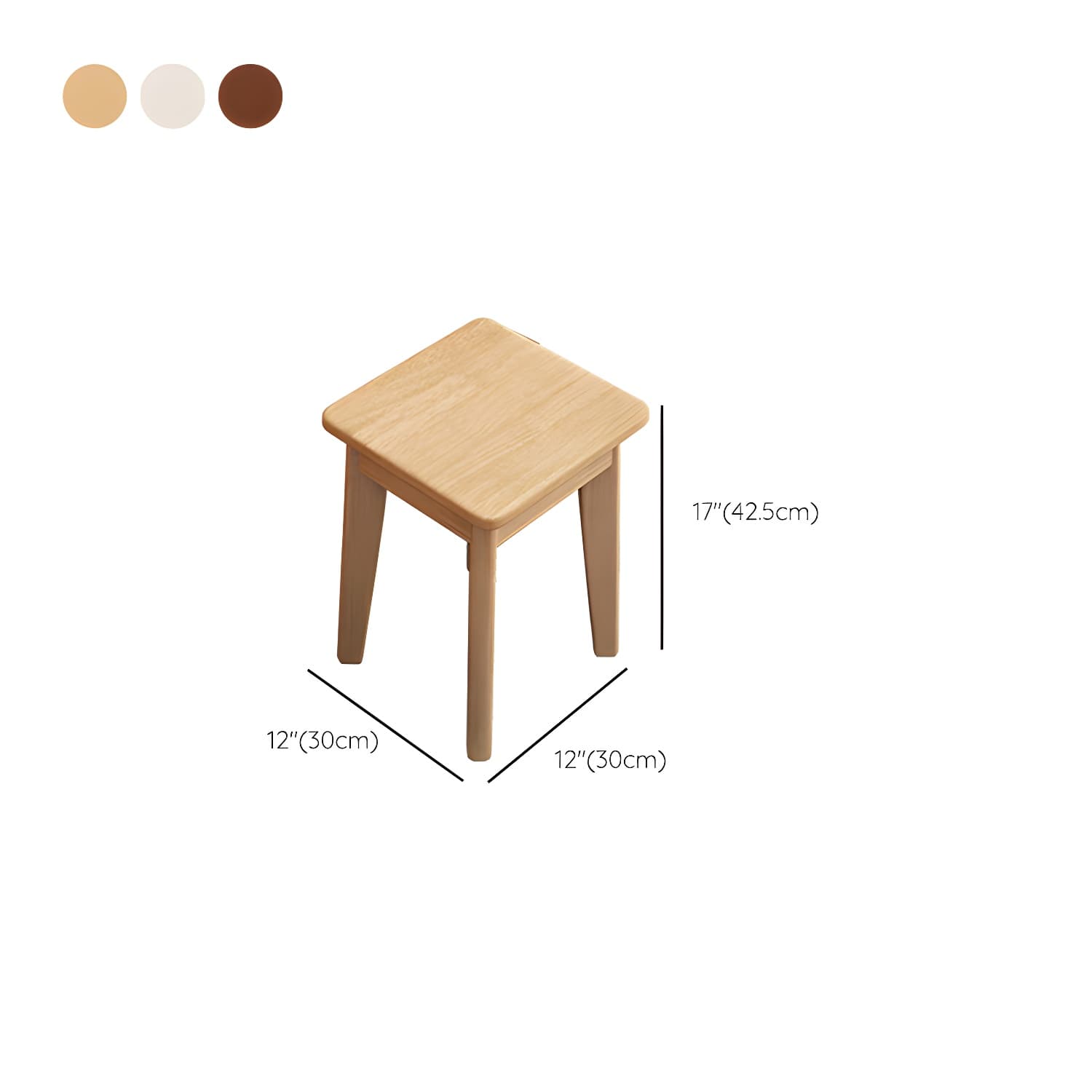 Scandinavian 29.52" Height Solid Wood Table Makeup Vanity with Mirror thumbnail 22