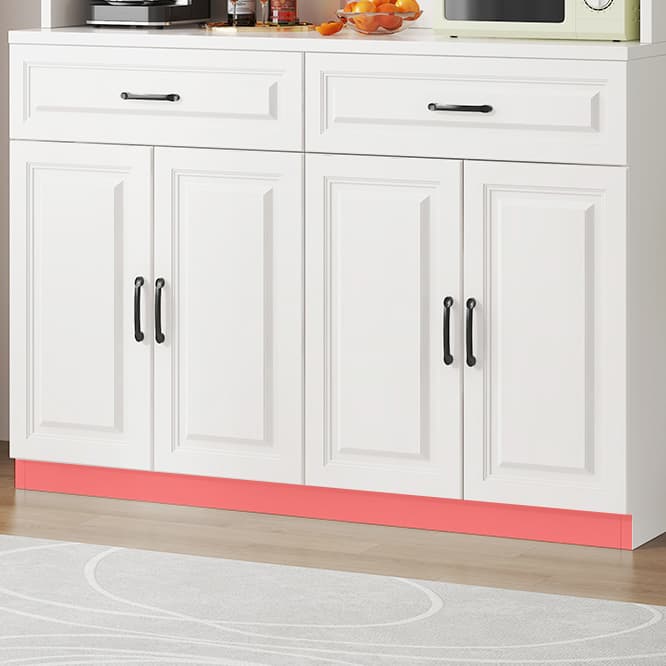 Freestanding Open Kitchen Storage Cabinet with Microwave Shelf, Countertop and Kitchen Appliance Storage for Kitchen in a Modish Style - image 8