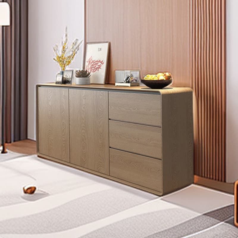 Self-supporting Flooring Counterboard Sideboard with Five Internal Shelves & Culinary Equipment Storage Galley thumbnail 4
