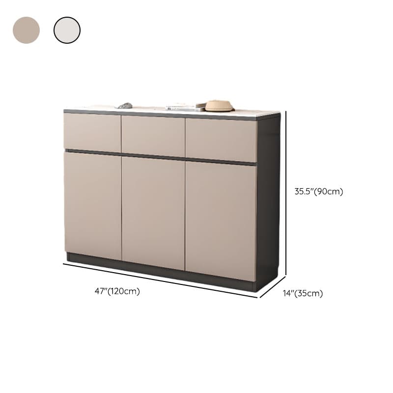 Four Internal Shelves/Two Internal Shelves & 4 Doors/5 Doors & 2 Drawers/5 Drawers Standard Sintered Stone Sideboard with Compartment thumbnail 11