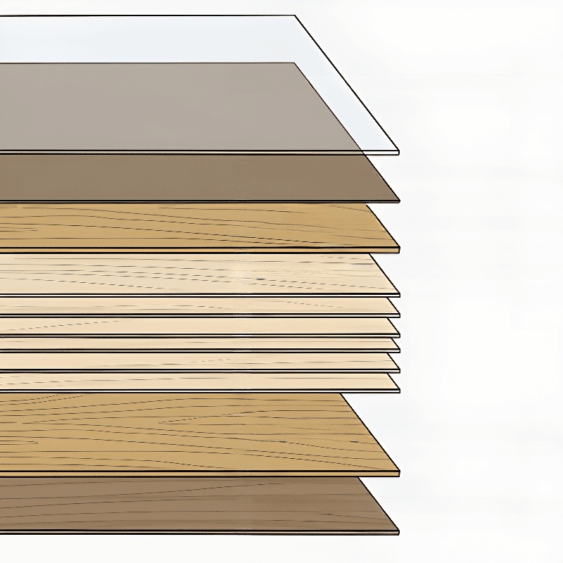 Organic Modern Nightstand With Drawer Organization Featuring 2 Drawers and Real Wood Countertop thumbnail 10