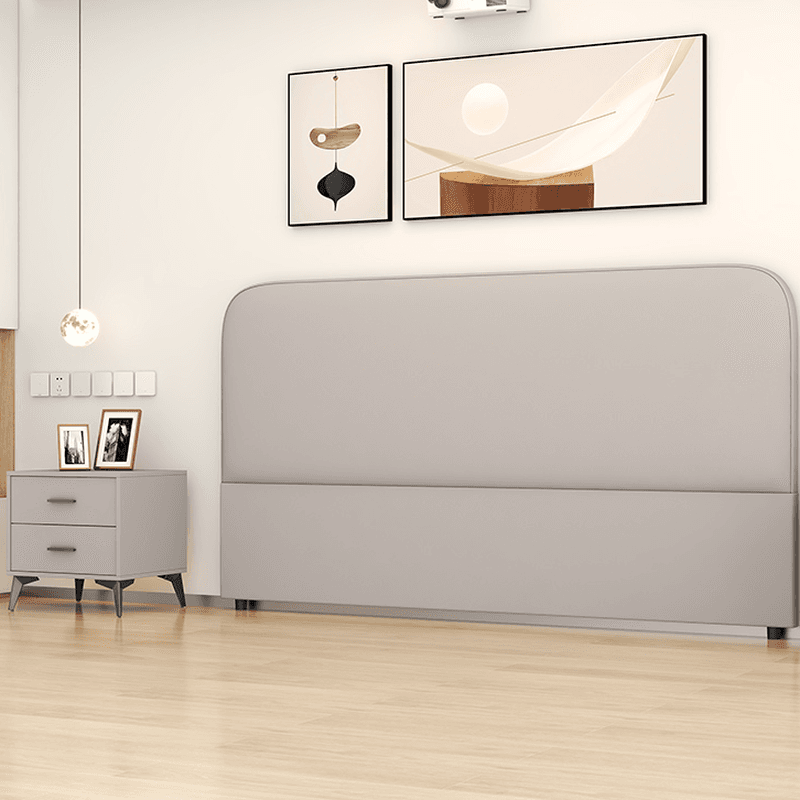 Simplistic Style Panel Headboard in Natural Wood with No Distressing, Rectangular Shape for Queen/Full/Twin XL Bed, Featuring Sponge Upholstery Fill and Standard Height thumbnail 9