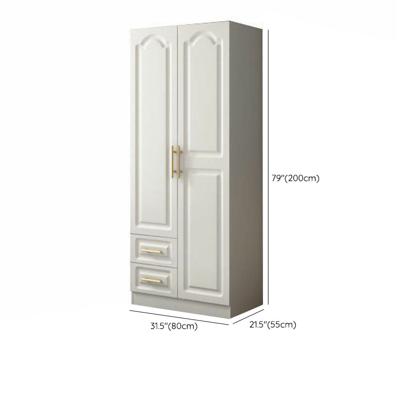 Contemporary Wood Chalk Wardrobe Closet with Interior Shelves&Clothing Rack&3-Drawer/6 Drawers/5-Drawer thumbnail 10