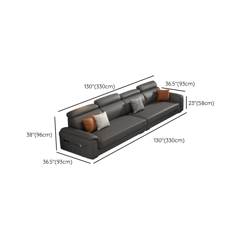L-Shape/Straight Left/Horizontal Sofa Recliner/Sofa Couch with Pine Wood Frame thumbnail 18