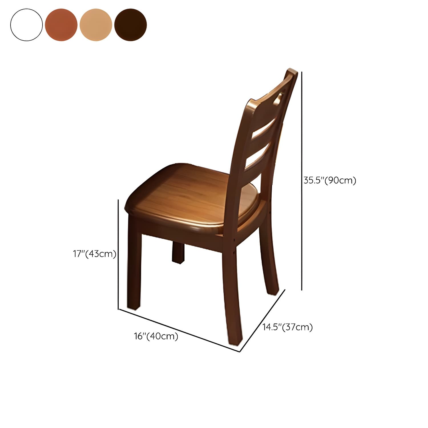 7-Piece Modern Wood Dining Set with Solid Wood Features and Seating for 6 thumbnail 14