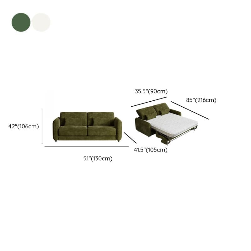 Modish Solid Color Scratch-durable Standard Sofa/Loveseat in Light Gray/Mocha/Off-White for 2-seater thumbnail 10