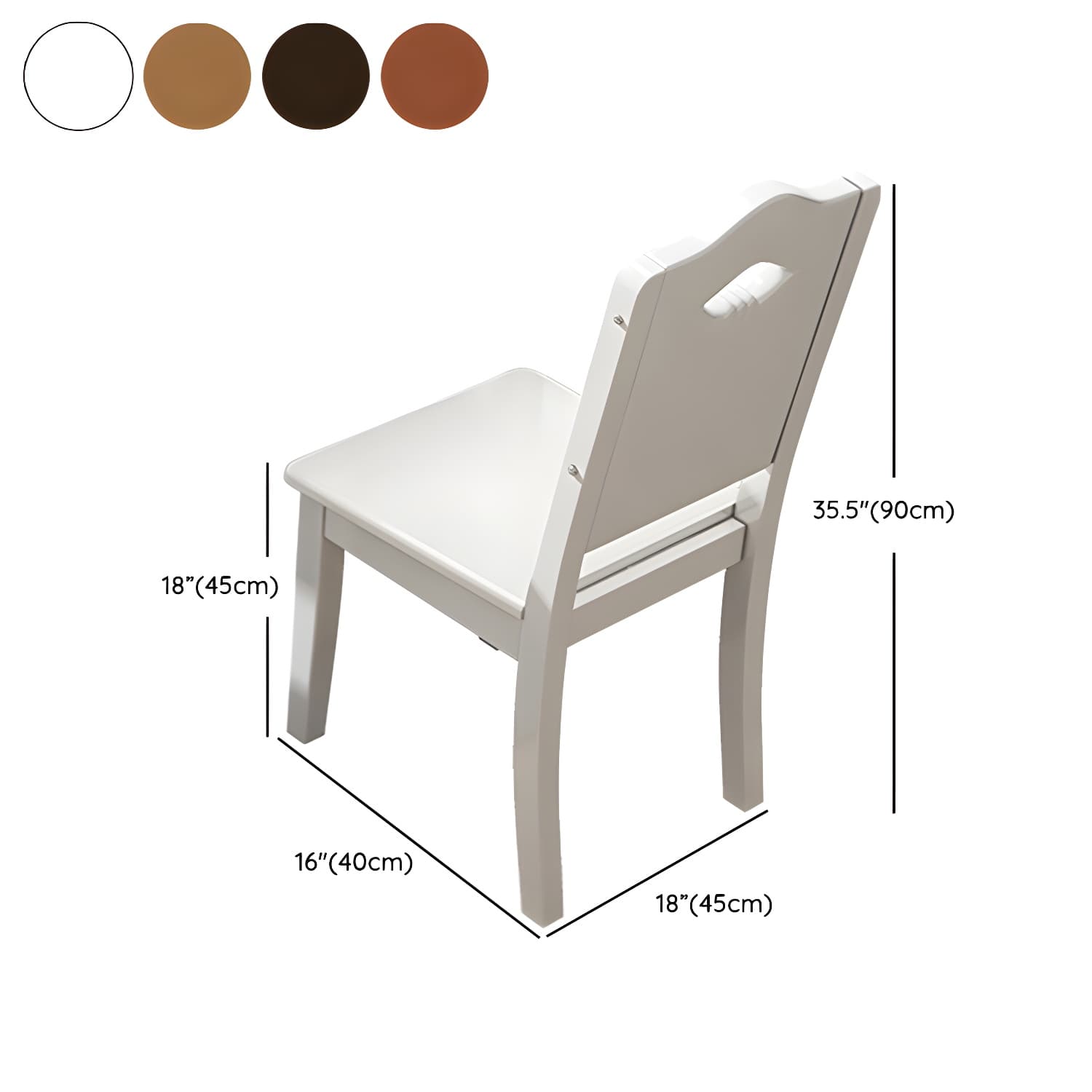 Modern White Marble Kitchen & Dining Room Set - Solid Wood Base, Faux Marble Top thumbnail 13