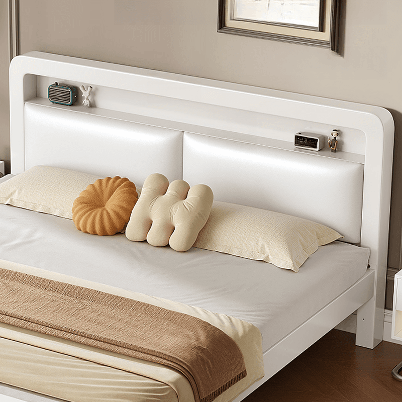 Minimalist Solid Color Iron Storage Included Bed with Leg for Living Room thumbnail 9