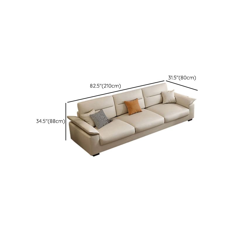 Straight Horizontal 5 Person Memory Foam Filled Sofa Couch with Decorative-stitched Tufting thumbnail 13