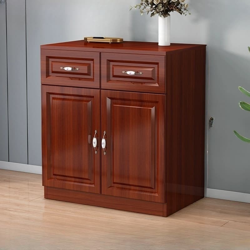 Modern Wood Cabinets Buffets & Sideboards 31.5 inches Width Non-Adjustable Drawers Included