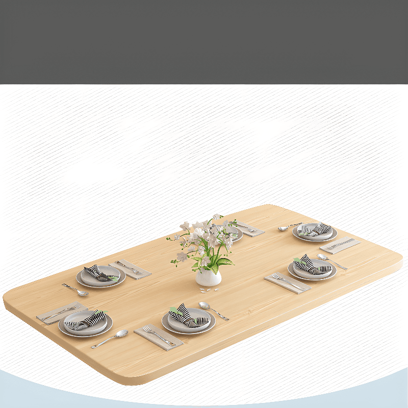Casual Dining Table Set with Natural Wood Finish, Reclaimed Wood Top, and Seating for 4 Chairs thumbnail 13