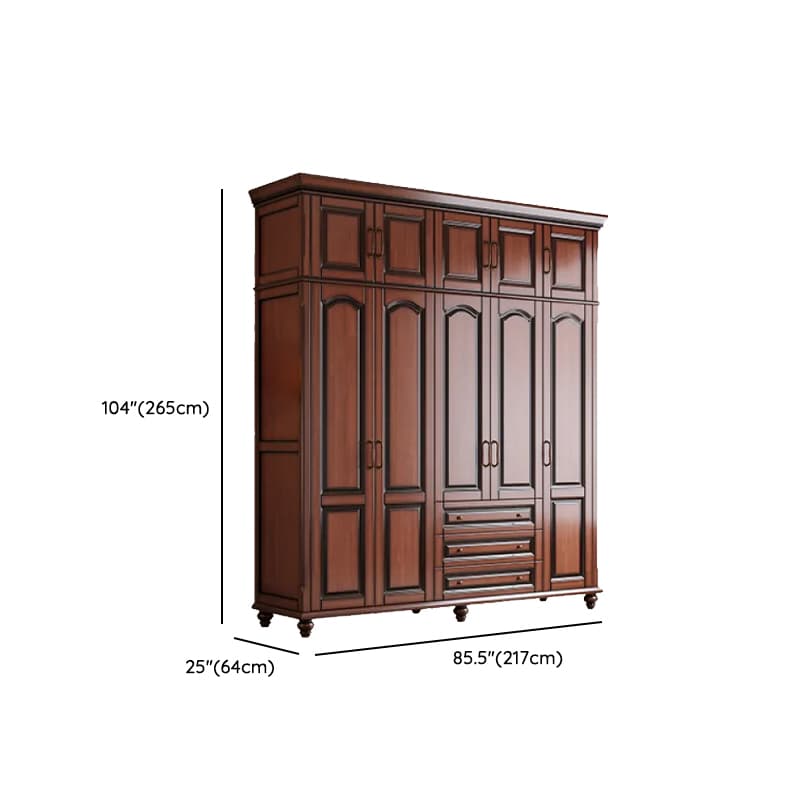 Standalone Wood Armoire Cabinet with Hinged Soft Close Door, Soft Close Drawer & Interior Shelves thumbnail 20
