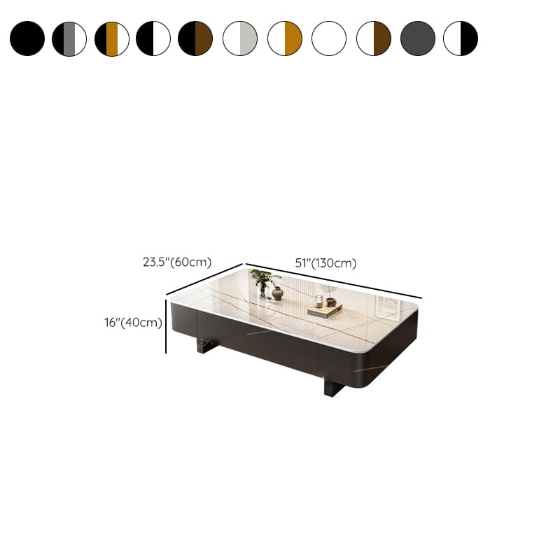 Rectangular Side Table with Twin Support Base, Rawhide Upholstery, and 2 Drawers thumbnail 21