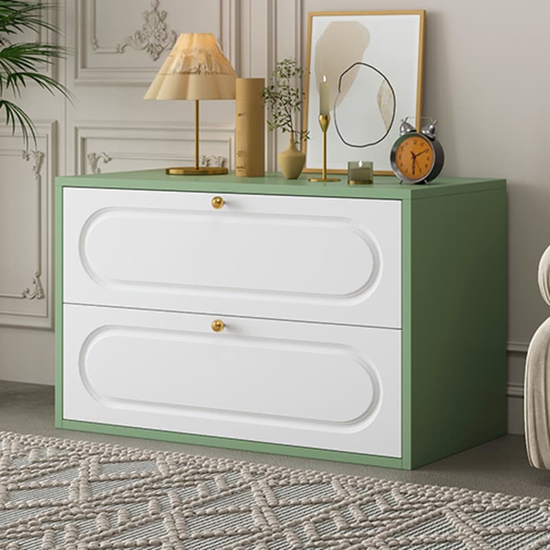 Light Green Casual Steel Bachelor Chest/Semainier thumbnail 3