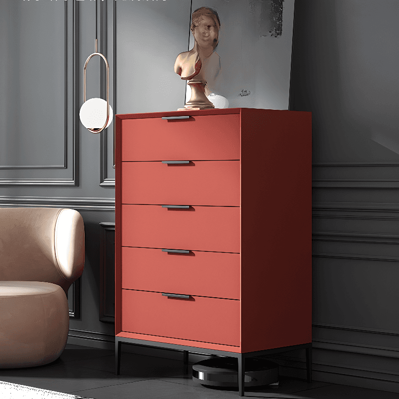 Modern Solid+Engineered Wood 5 Tiers/3 Tiers/4 Tiers Double Dresser/Semainier/Bachelor Chest thumbnail 9