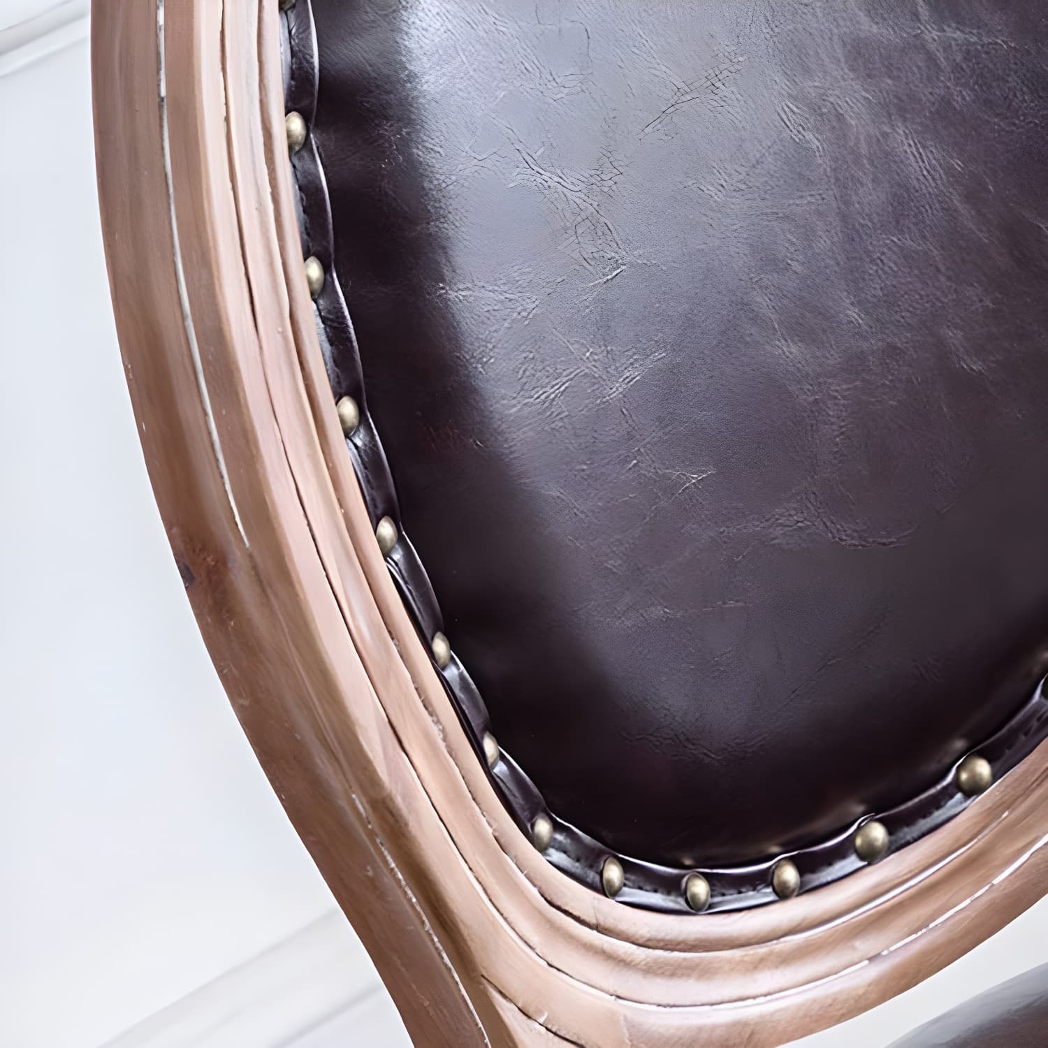 Solid Wood Country Style Dining Room Chair Matte Finish King Louis Back Side Chair thumbnail 24