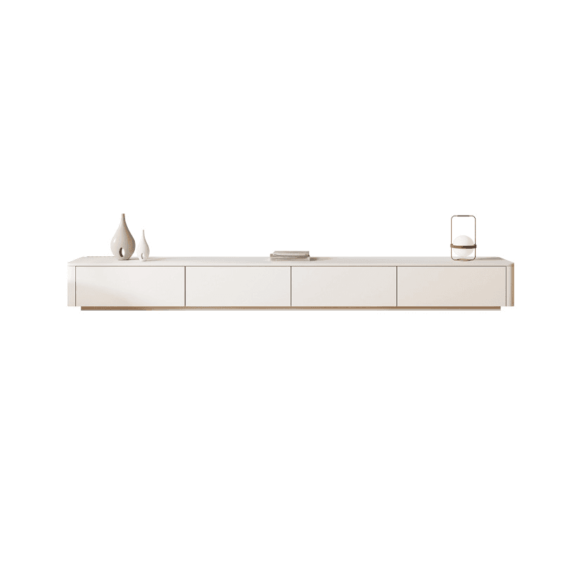 Ivory Rectangular Wall-supported TV Stand with 6 Drawers/5 Drawers thumbnail 14