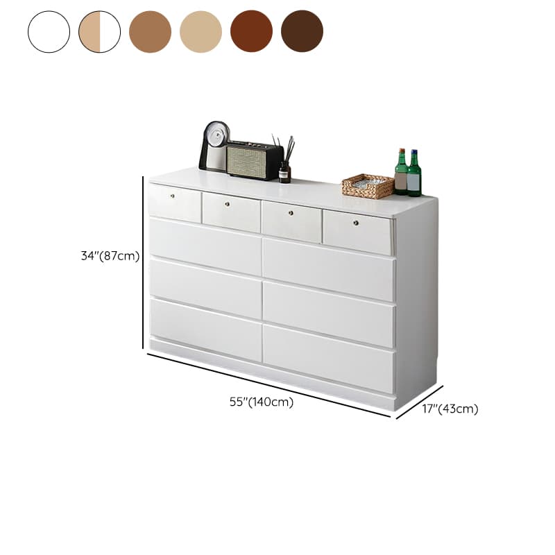 Elegant Medium Wood Scandinavian Dresser with Self-Close Drawers thumbnail 18