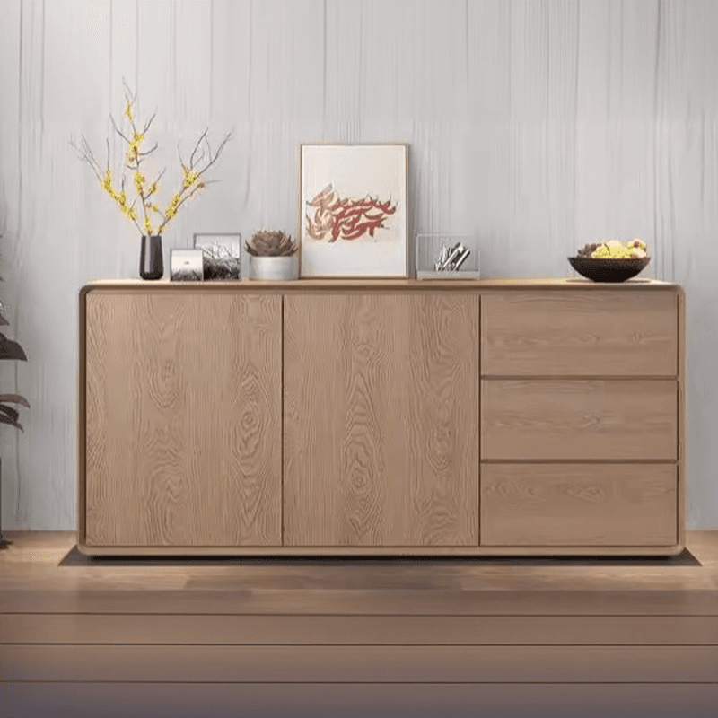 1 Shelf & 2 Doors & 3 Drawers Wood Standard/Narrow Sideboard with Closet & Kitchen Cupboards thumbnail 10