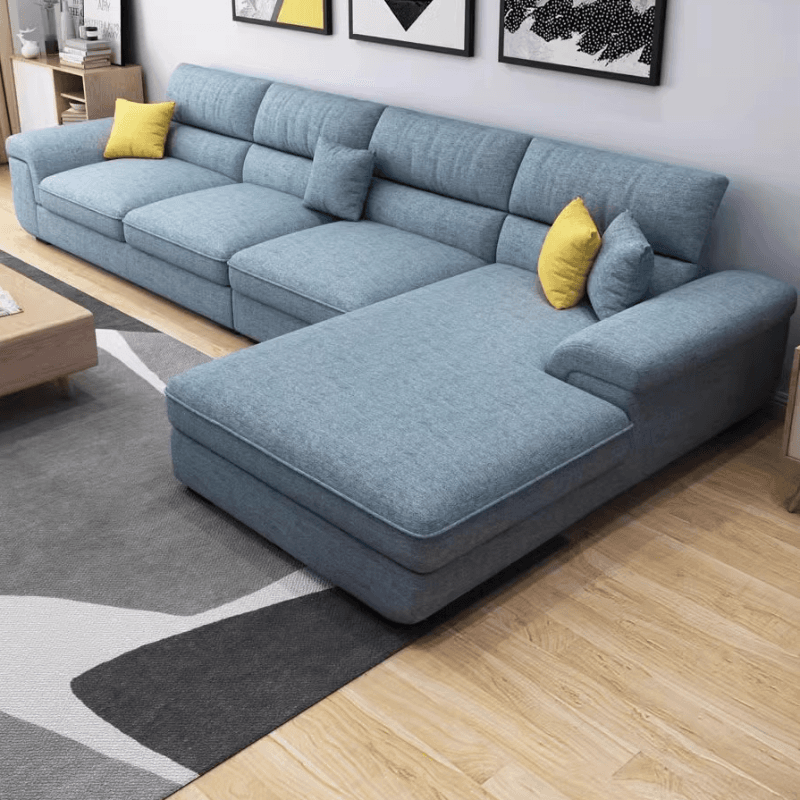 L-Shape Olive Green/Oatmeal/Midnight Black Right Upholstered Sofa Recliner in a Contemporary Style thumbnail 7